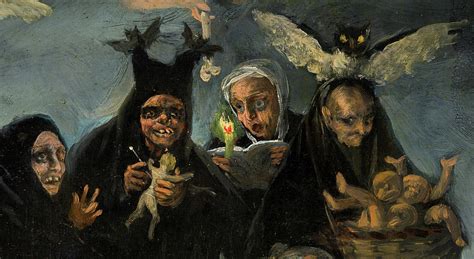 Witch attending the sabbath